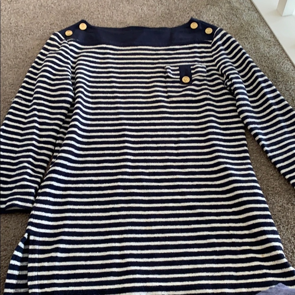 Tory Burch Navy tunic Size S